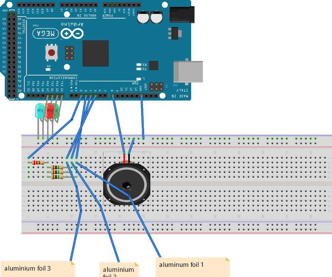 Simon Says With Capacitive Touch Sensor