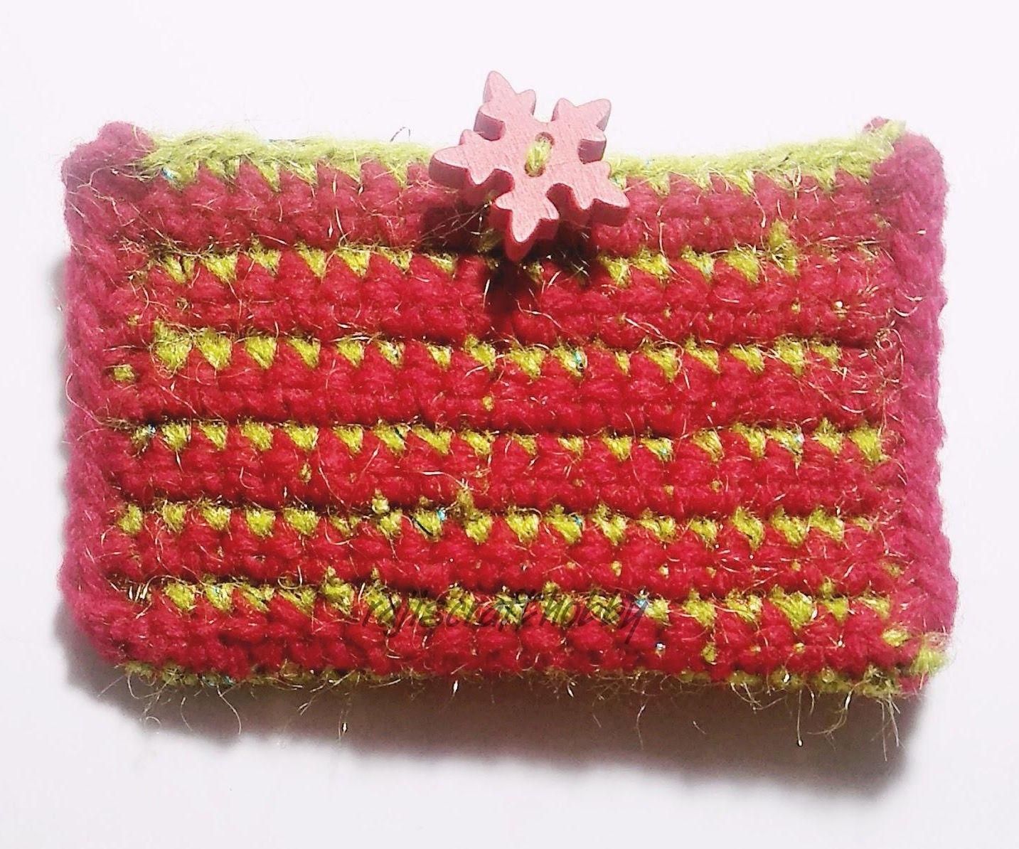 Christmas Gift Card Holder Crochet Pattern 8 Steps (with Pictures