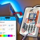 All-in-one RGBW LEDs Controller With Temperature and PIR Sensors!