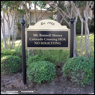 Make Your Business Known to Public Use the Post and Panel Signs