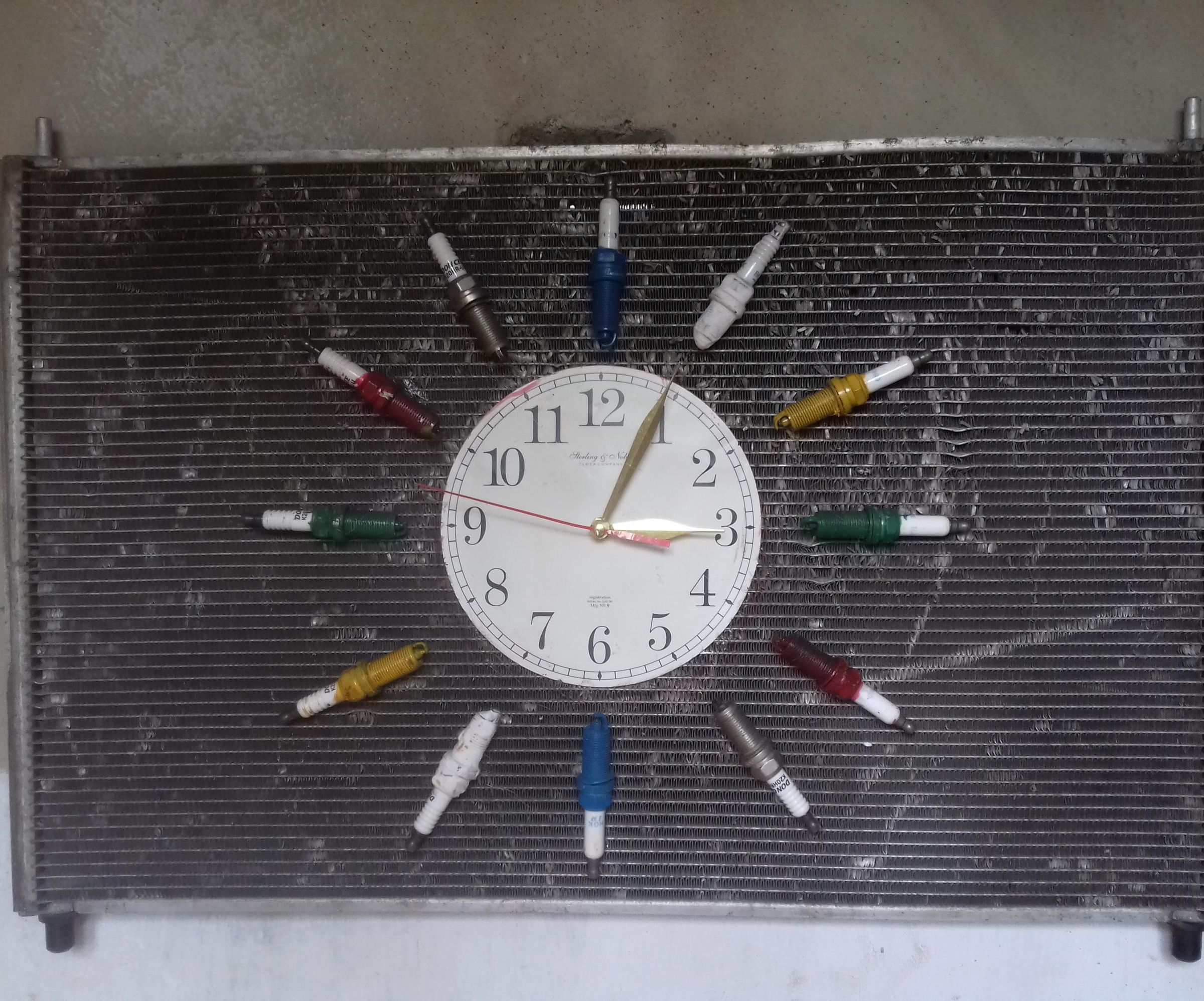 (DIY) Ac Condenser Conversion to Wallclock
