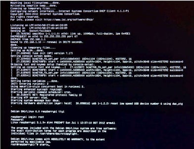 Raspberry Pi-First Boot 