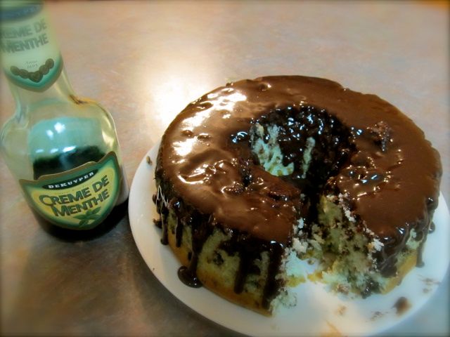 Creme De Menthe Cake