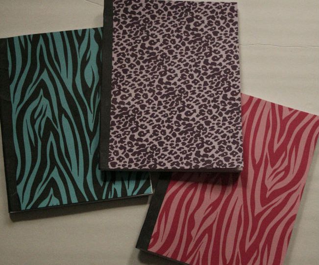 Wild Animal Print Notebooks