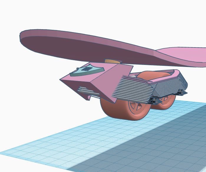Flexible Steering to Skateboard at Large Angles.