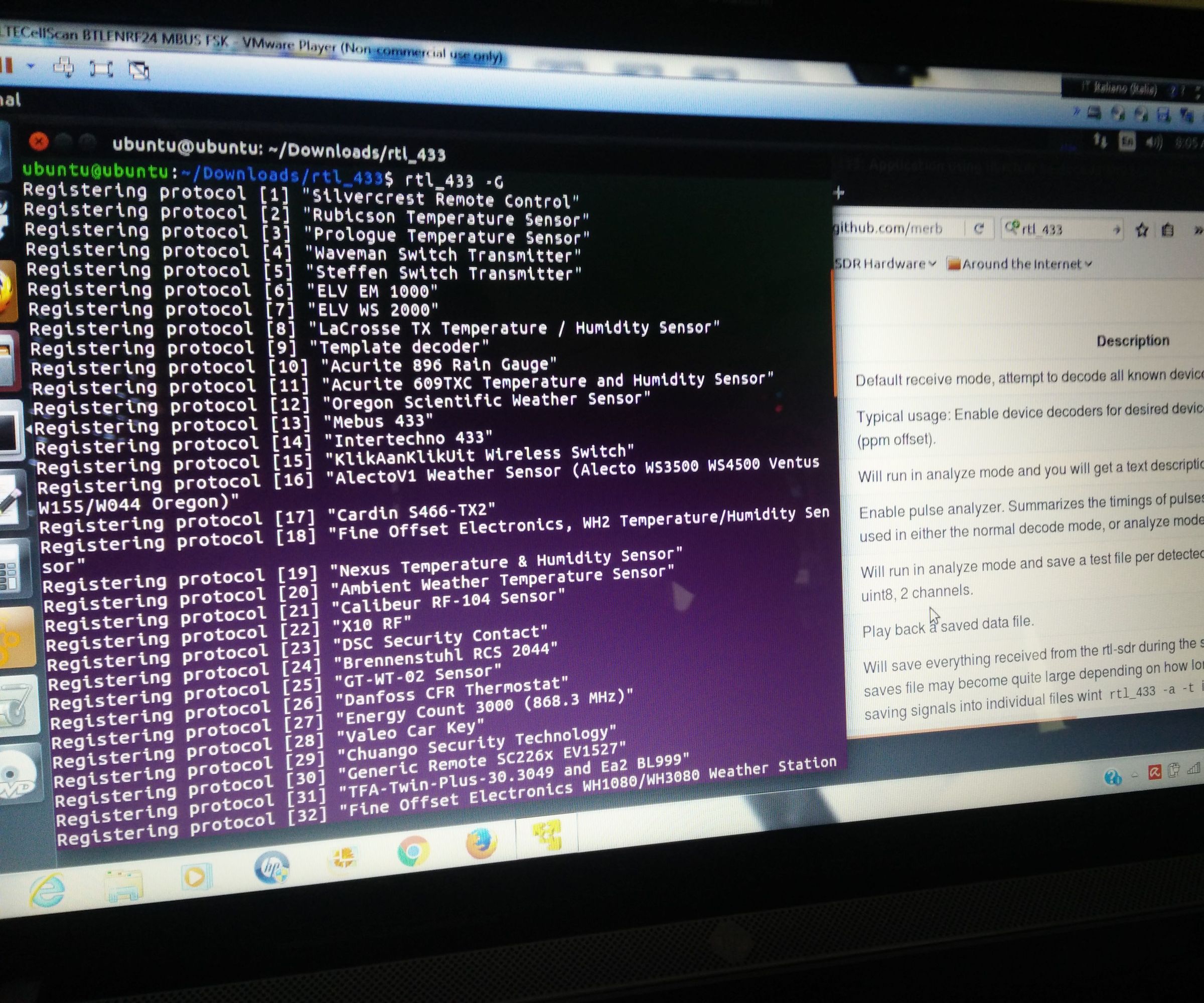 SMART INSTALL Rtl_433 Receiver ON WINDOWS WORKSTATION AND VMWARE WITH RTL SDR