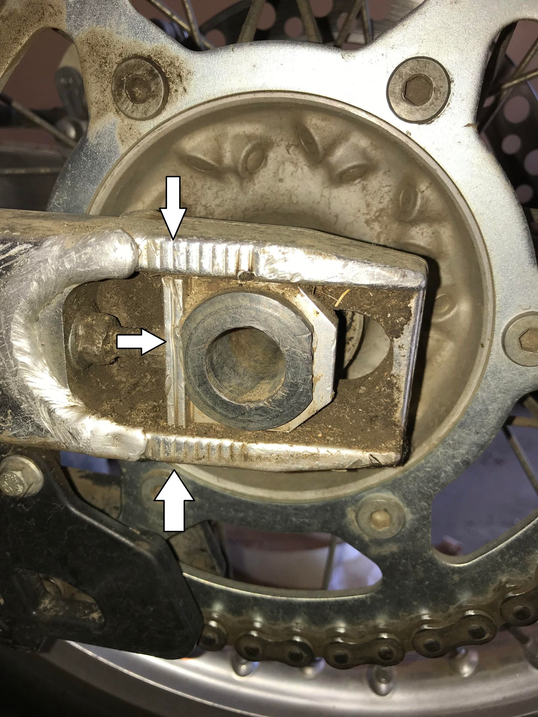 How to Adjust Dirt Bike Chain 5 Steps Instructables