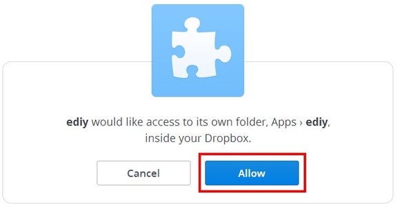 Allowed the Dropbox Uploader Access to Your Dropbox Folder