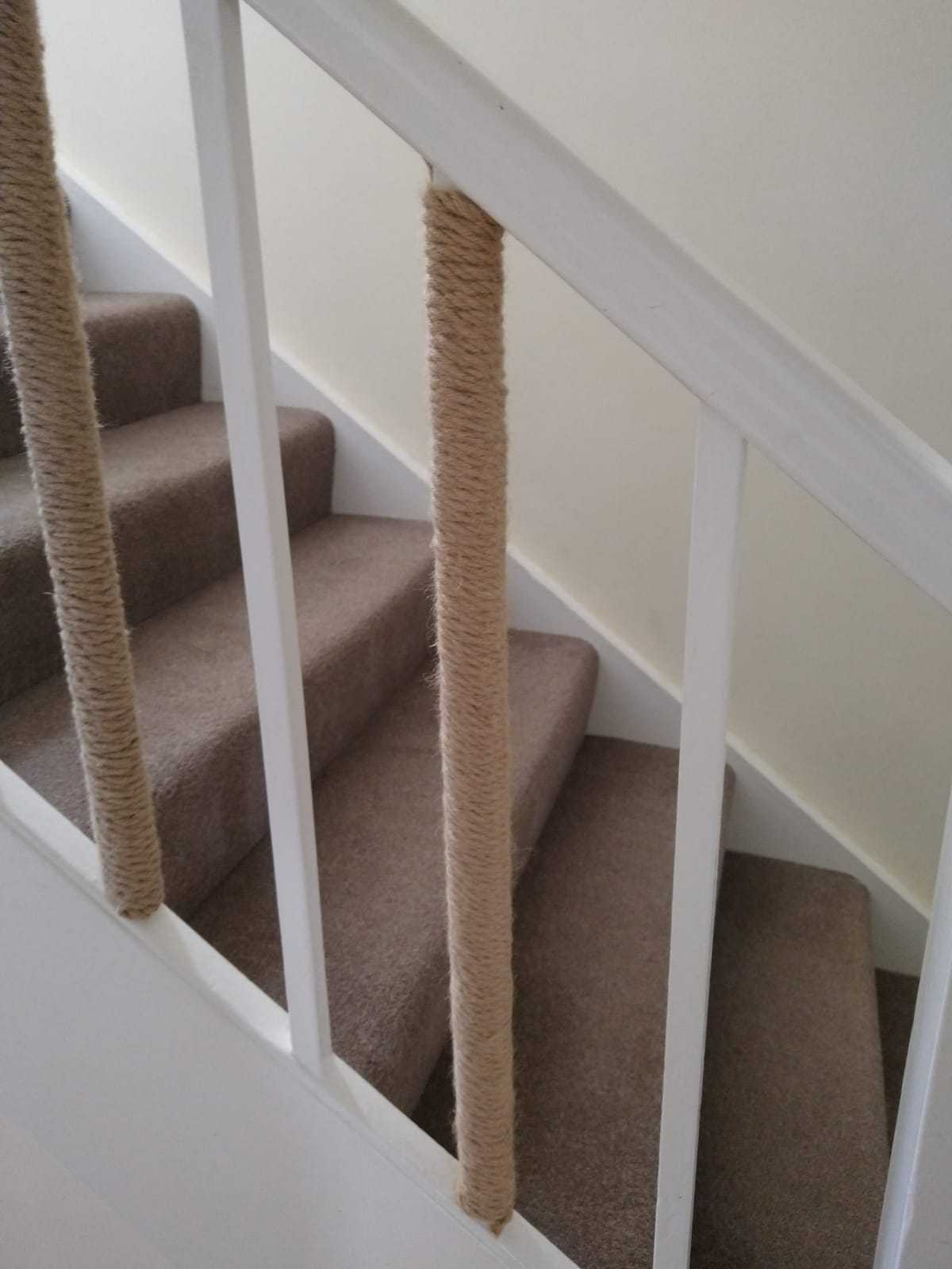 Cat Scratcher Stair Bannister. 5 Steps (with Pictures) Instructables