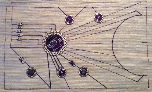 LilyPad Arduino Sensor Demo Mat : 9 Steps (with Pictures) - Instructables