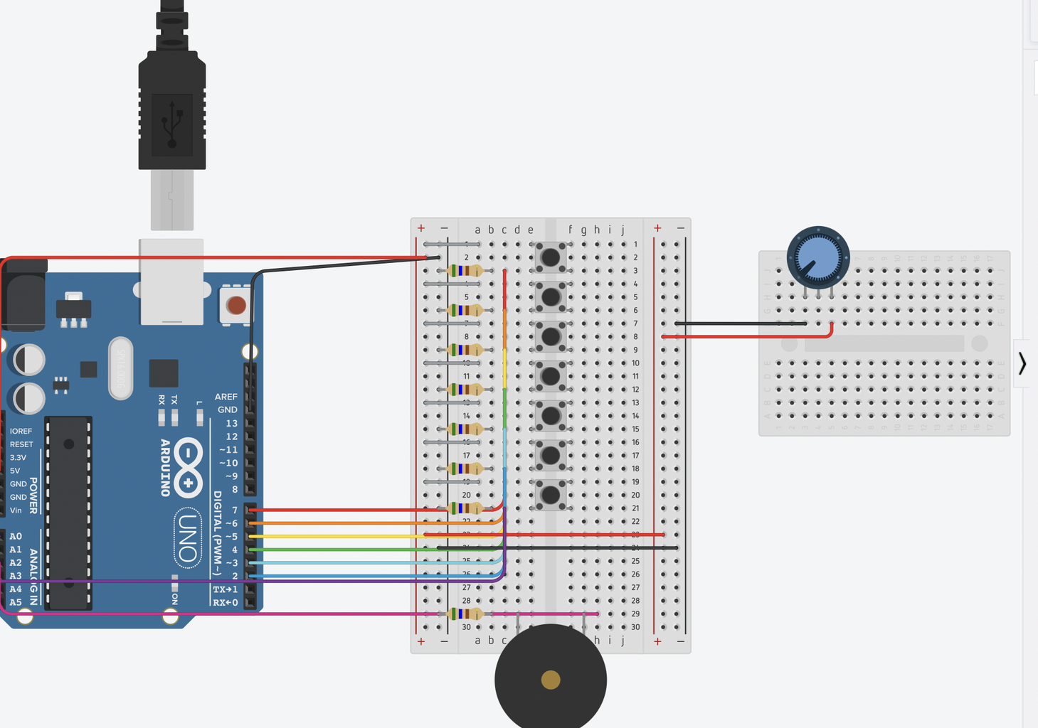Engineering Final Project : 11 Steps Circuit Diagram