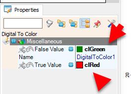 In Visuino Add & Set Components