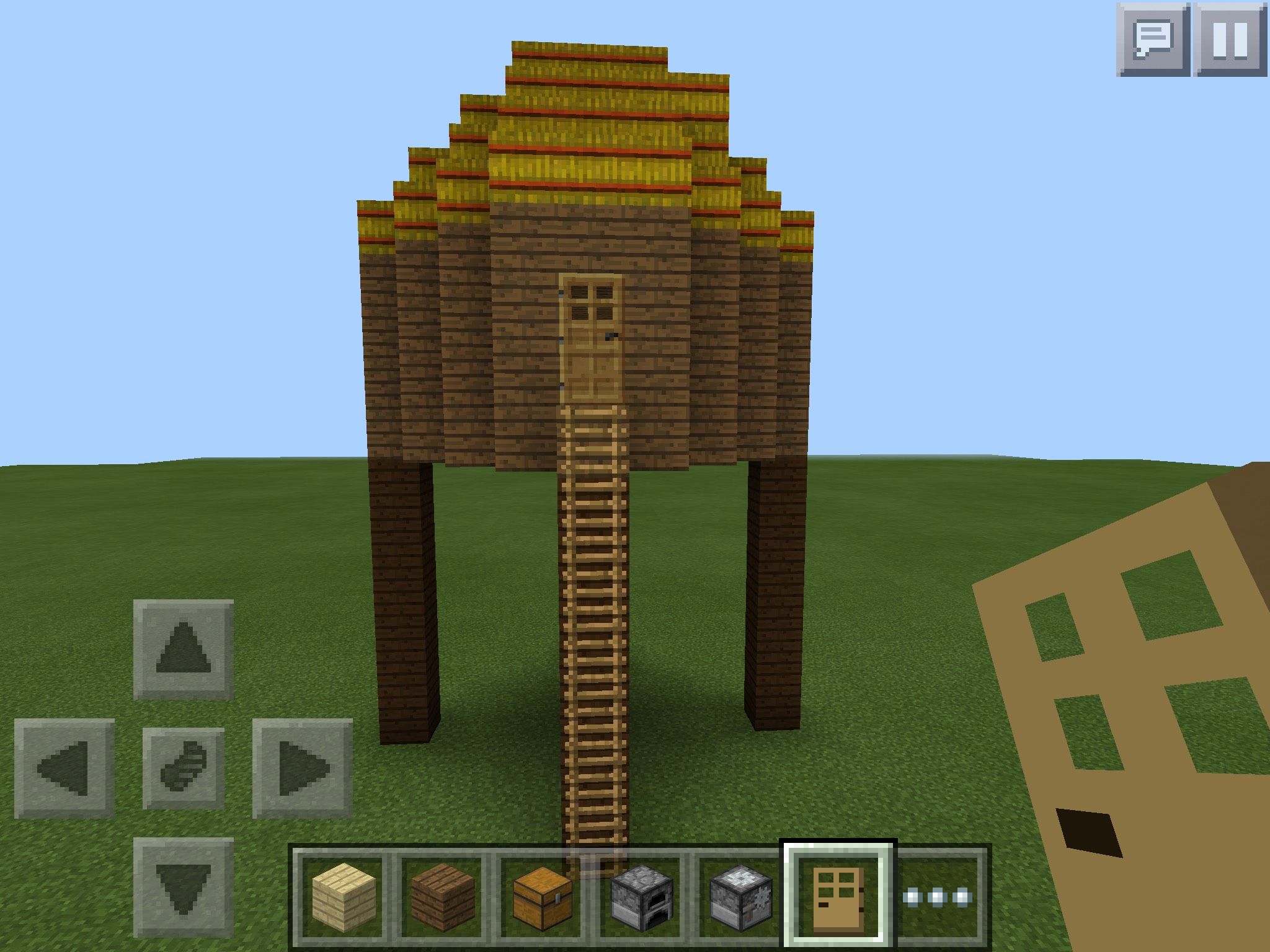 Link Hut in Minecraft