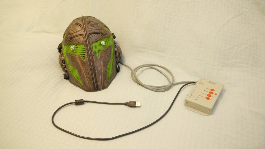 The Templar's Visage: A FULL-COLOR LED DJ MASK