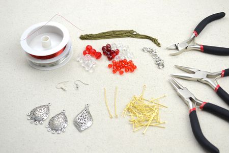 Free Beaded Jewelry Designs-Swarovski Necklace and Earring Set