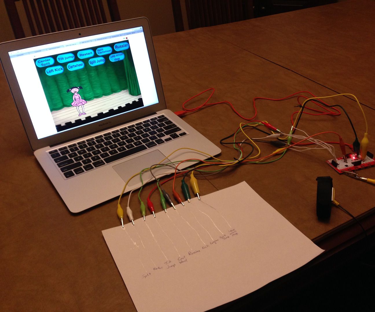 Combining MakeyMakey, CircuitScribe and Scratch to Create Art