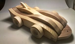 Mechanical Wood Toy Car