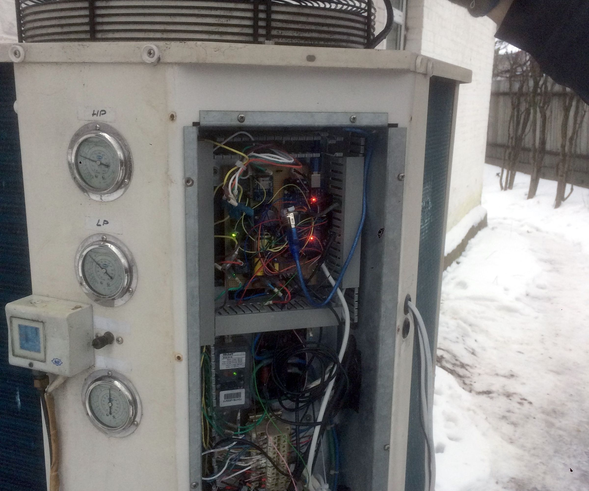 Air source heat pump robot - Brain Implant - Arduino