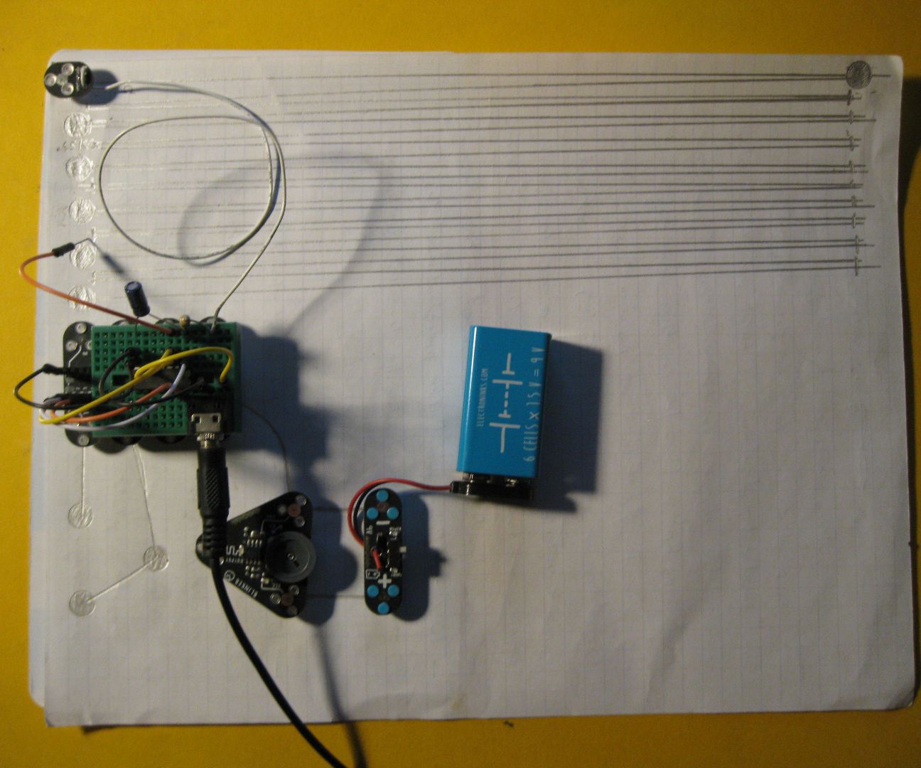 Exploring Sound Synthesis With the Circuitscribe Conductive Ink Circuit Kit