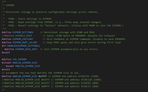 Code Changes in Marlin 2.0.x, Updated for 2.0.7.x