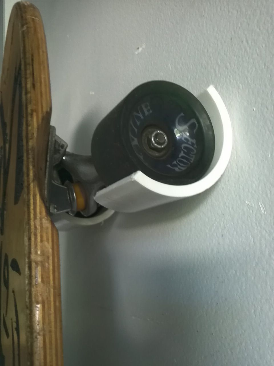 Rock Solid Skateboard Hanger from PVC Pipe