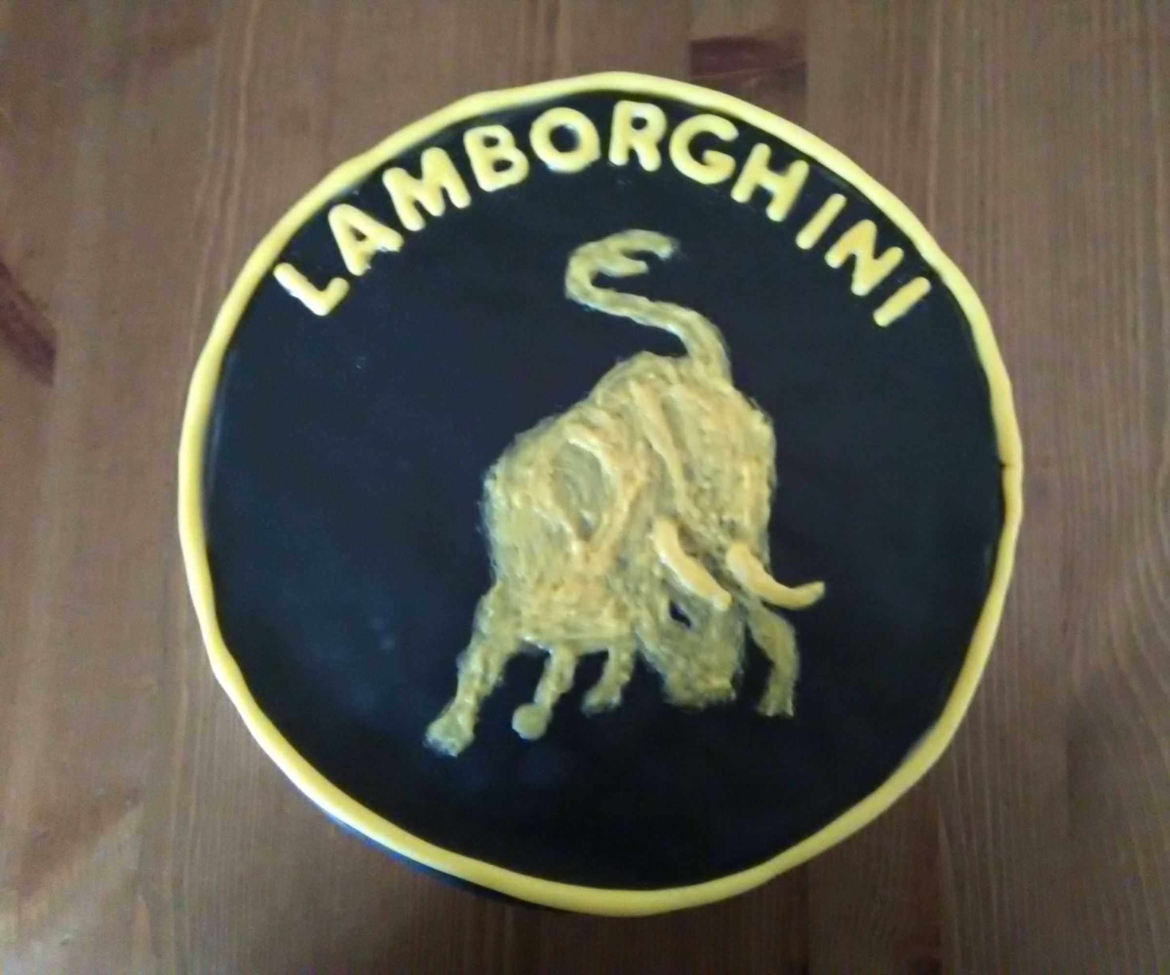 Lamborghini Logo Cake