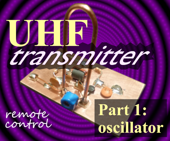 UHF Remote Control Transmitter