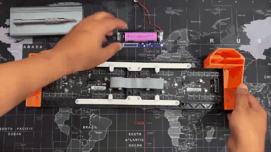 MATRIX SETUP & BATTERY BOARD ASSEMBLY
