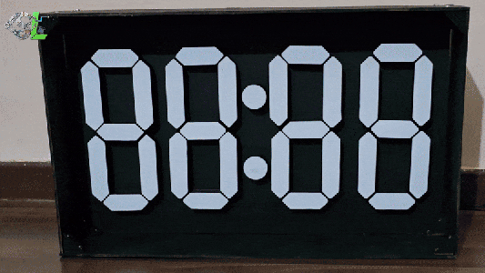 GO BIG OR GO HOME: GIANT LED CLOCK!