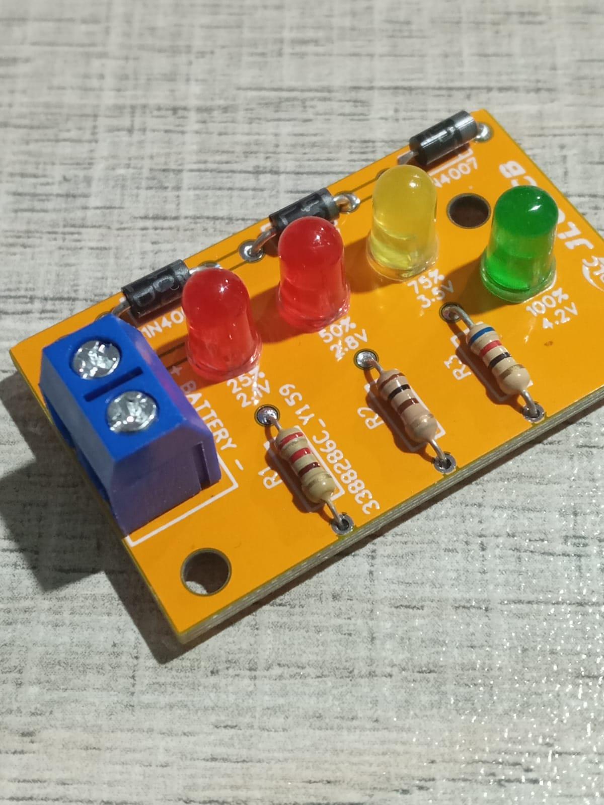 LI-ION LIPO1S BATTERY LEVEL INDICATOR