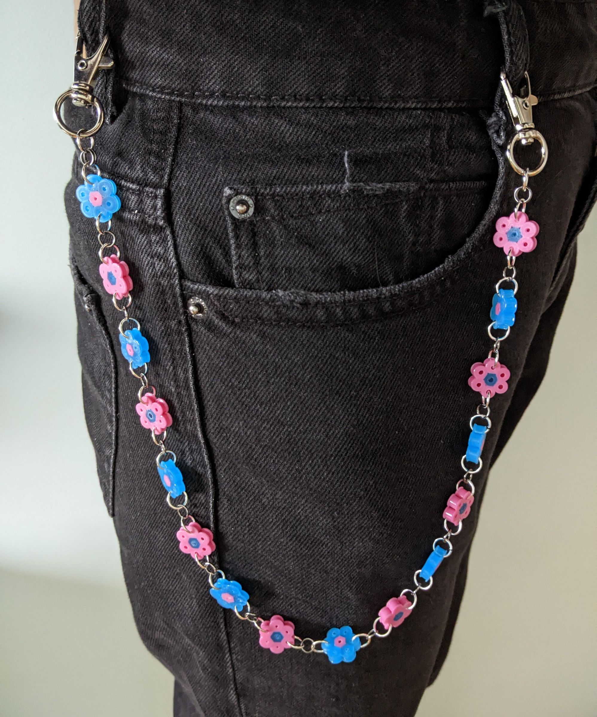 Perler Bead Jean Chain 5 Steps (with Pictures) Instructables