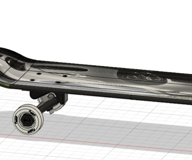 Folding Leg Lighting Skateboard