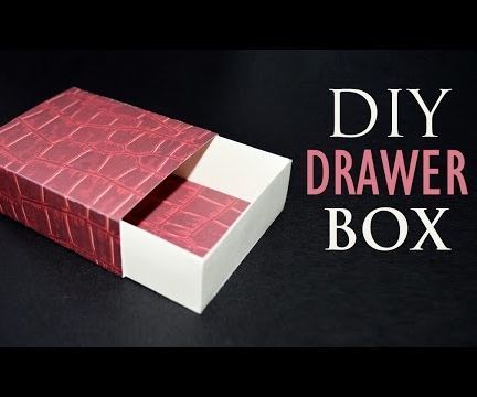How to Make a Paper Box - DIY Sliding Gift Box