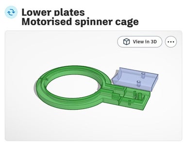 Spinner Cage 3D Printing