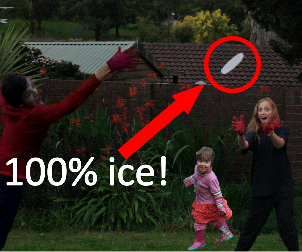 Ice Frisbee! (Ice Vs Plastic)