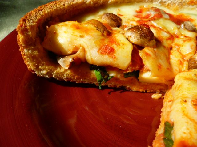 No Rise Deep Dish PIzza PIe