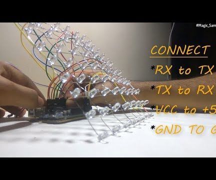 8x8 LED MATRIX DISPLAY | ARDUINO | BLUETOOTH CONTROL