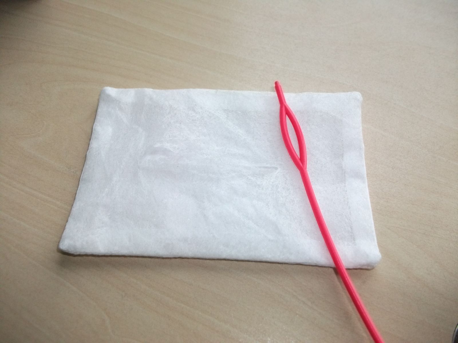 Quilting Basics Muslin and Dryer Sheet Quilt Label 3 Steps