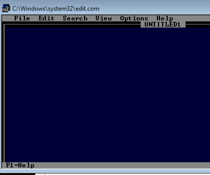 I Found a Hidden Texteditor(CMD)