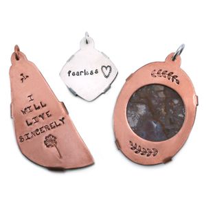 How to Make a Necklace With Tab Set Pendants - Step by Step Jewelry Making Video Tutorial