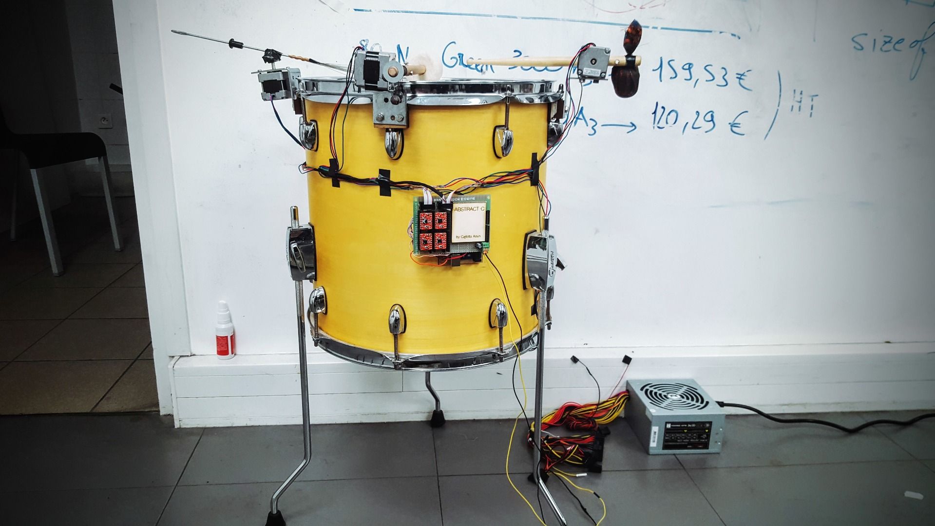 AbstractC - a Drum Clock