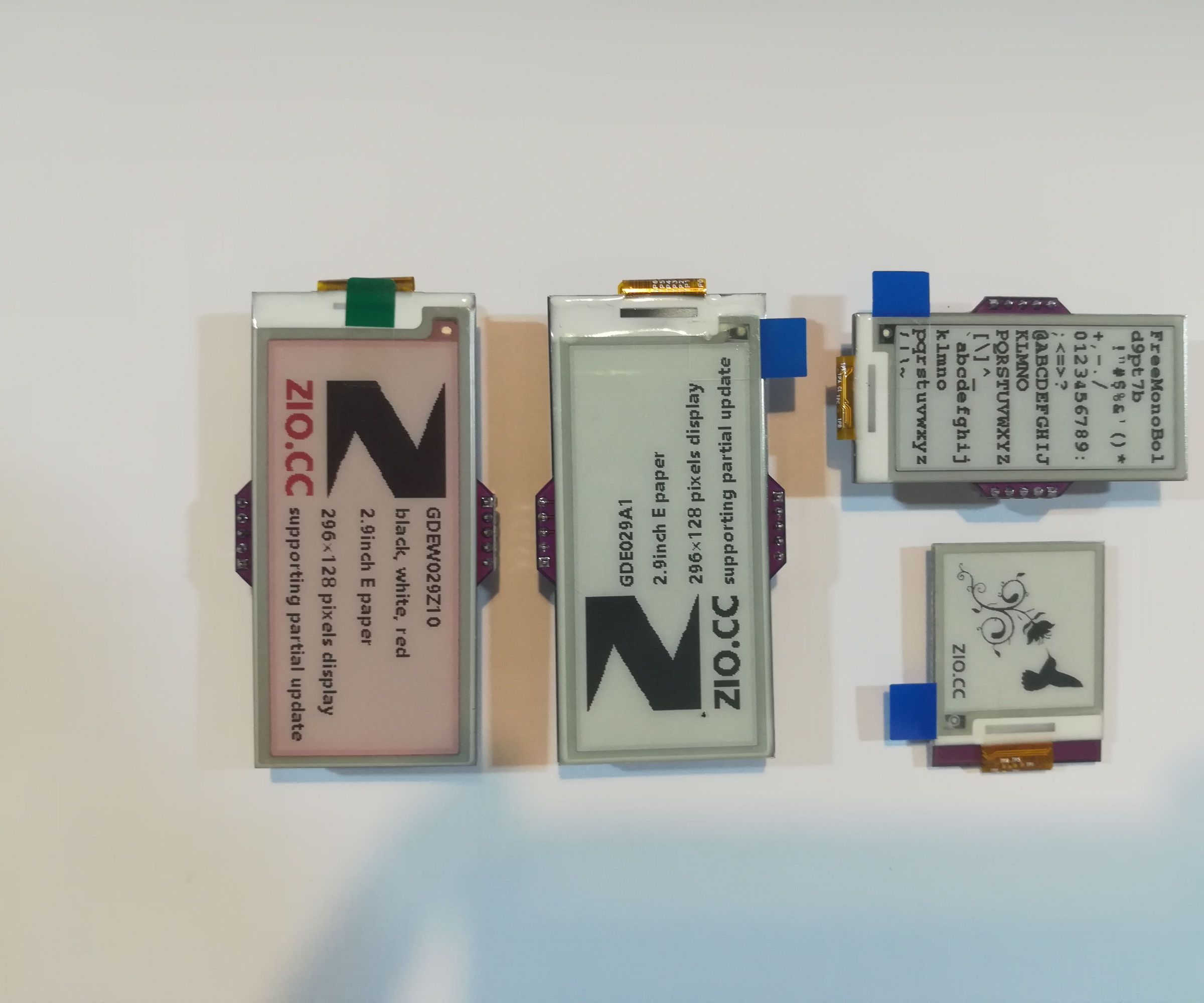 How to Project an Image on the Zio E-Ink Display