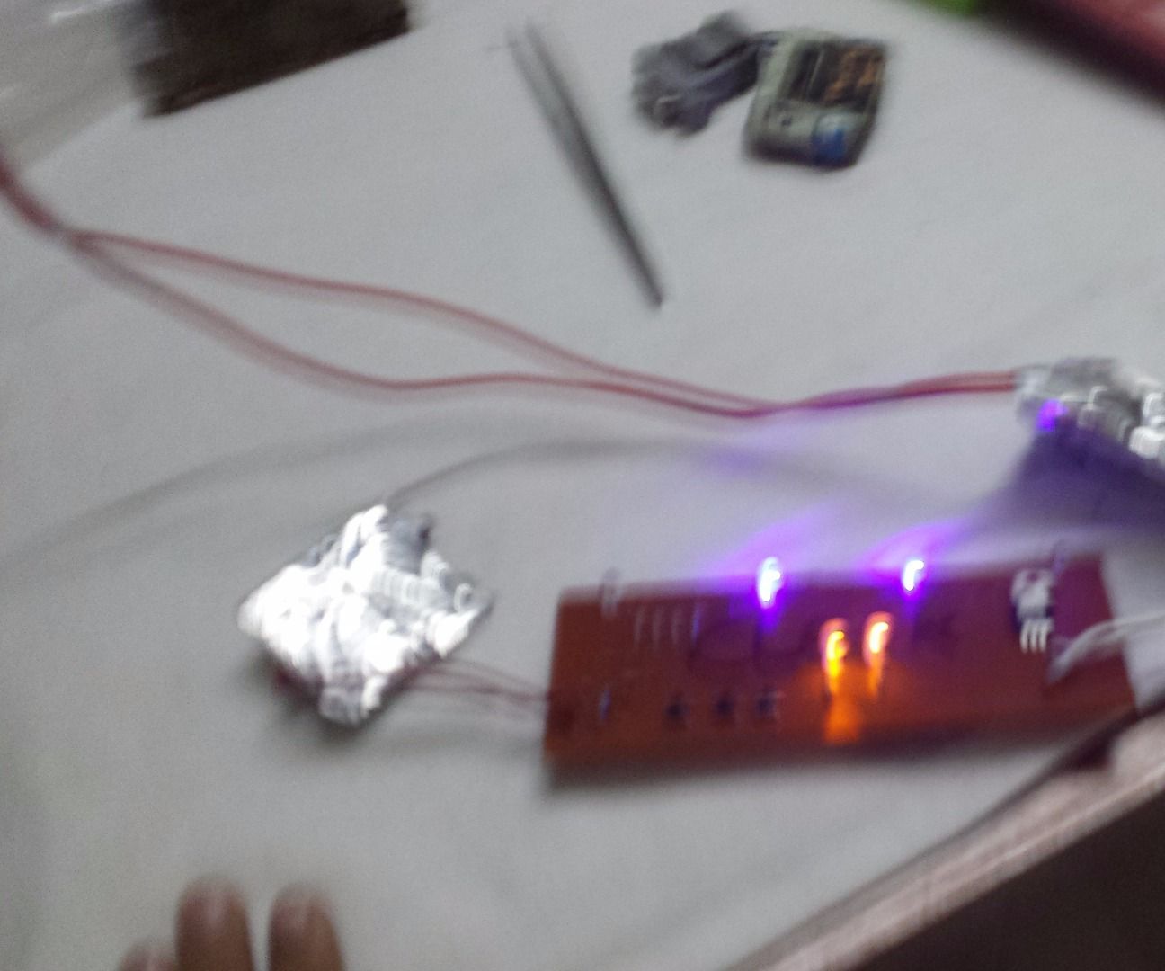 Clap Triggered 'Binary Clock'