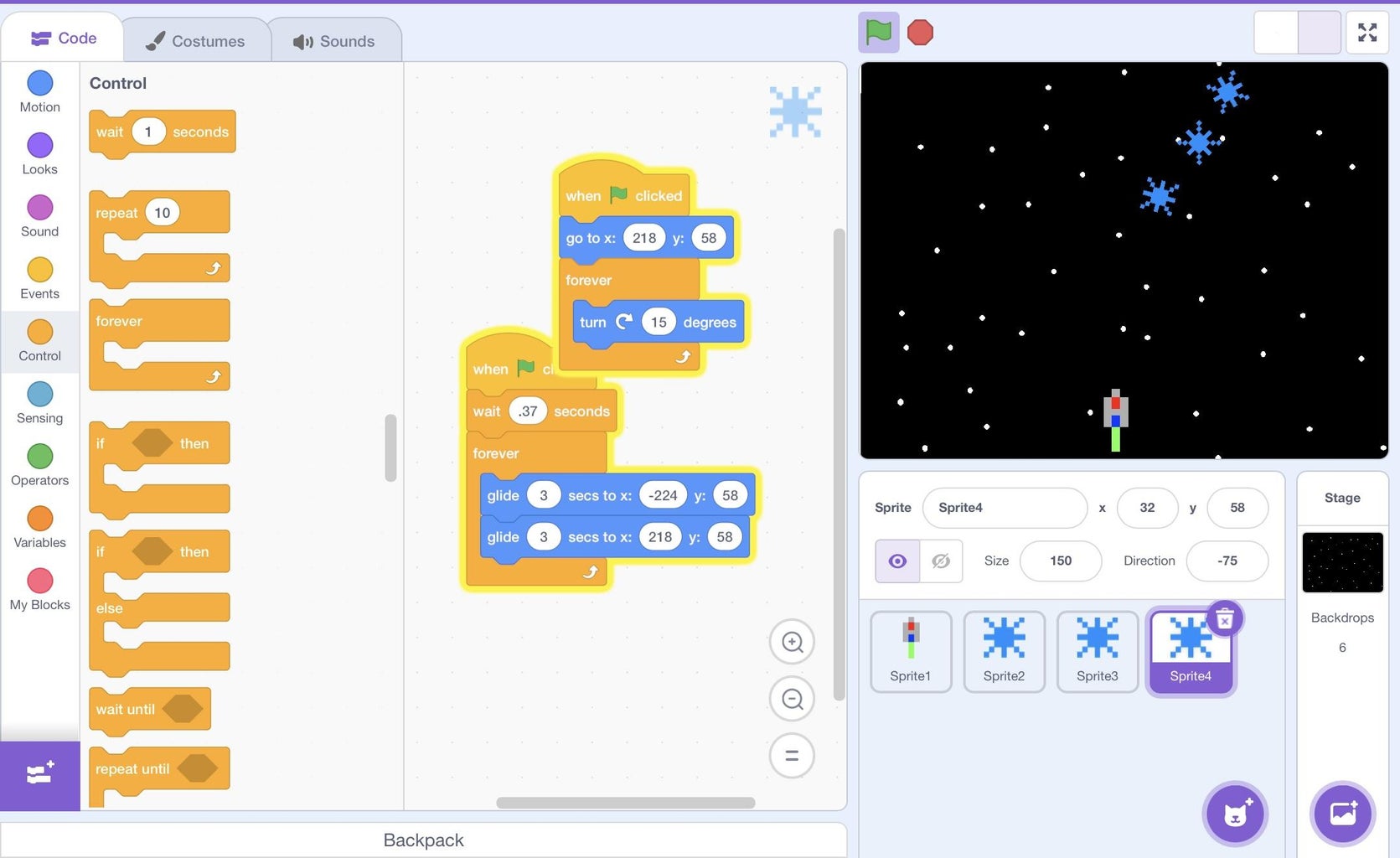 How to Code a Basic Retro Space Shooter on Scratch! : 7 Steps ...