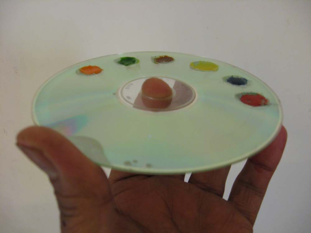 CD Art Paint Palette