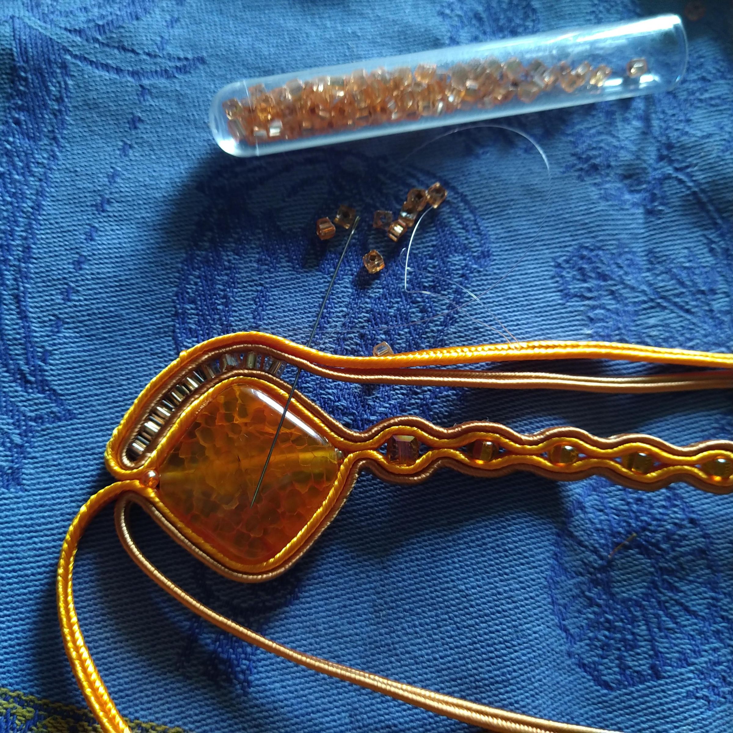 Monochrome Orange Necklace 11 Steps (with Pictures) Instructables