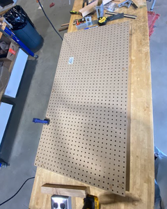 Prepare Pegboard for Attachment
