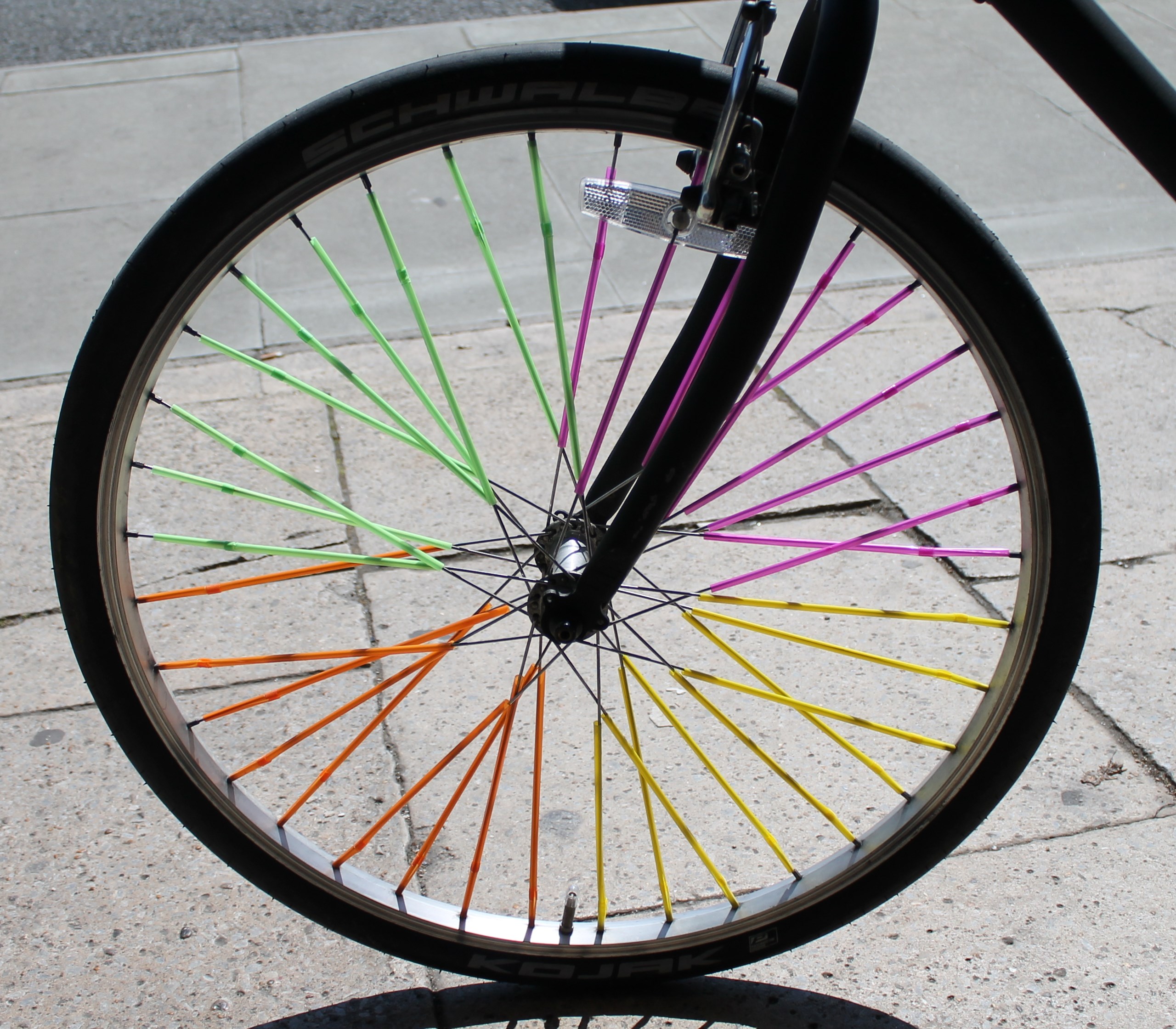 bike spoke decorations