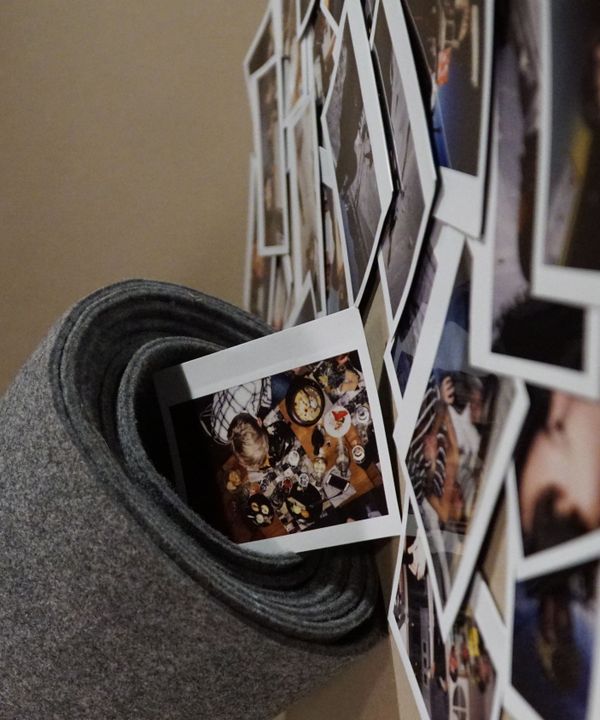 Analog Photo Display, With Felt!