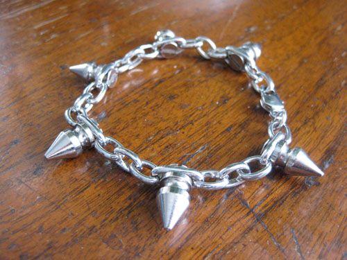 DIY Spike Chain Bracelet